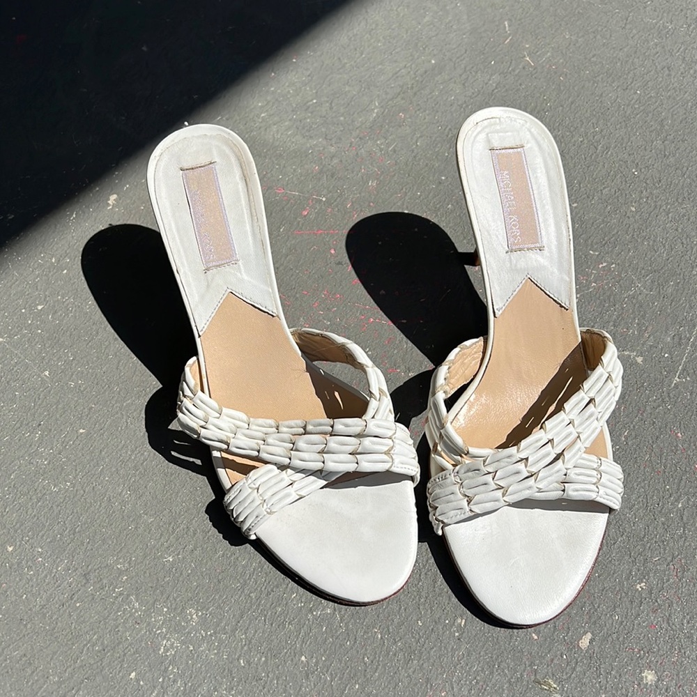 Michael Kors summer slip on heels